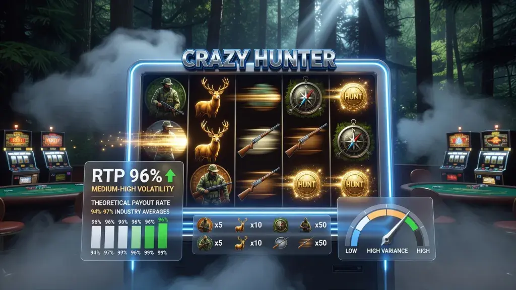 Crazy Hunter Game RTP Explained: Hunter Slot Odds, Payout Rate, and Casino RTP Details